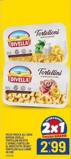 Ard Discount Pasta fresca all'uovo ripiena Divella offerta