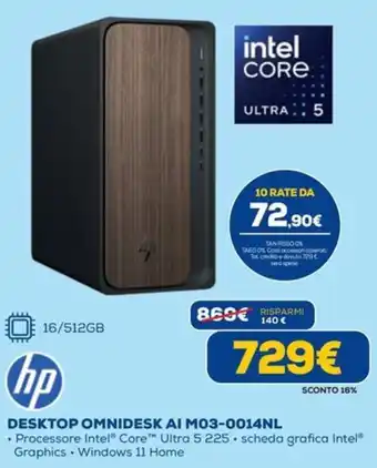 HP DESKTOP OMNIDESK AI M03-0014NL