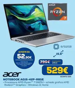 DIMOStore Acer Notebook AG15-42P-R8SE offerta