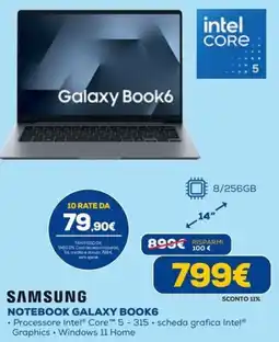 DIMOStore Samsung Notebook Galaxy Book6 offerta