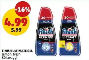 Finish Ultimate Gel lemon, fresh