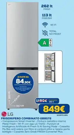 DIMOStore Frigorifero combinato GGBS72 LG offerta
