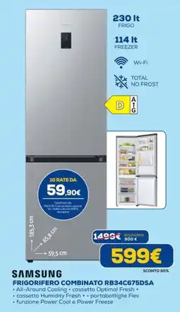 DIMOStore Samsung frigorifero combinato RB34C675DSA offerta