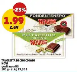 PENNY Tavoletta di cioccolato Novi gusti assortiti offerta
