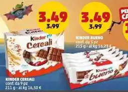 PENNY Kinder Cereali offerta