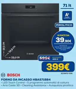 DIMOStore Forno da incasso Bosch offerta