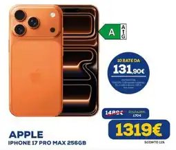 DIMOStore Apple iPhone 17 Pro Max 256GB offerta