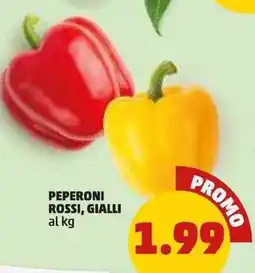 PENNY Peperoni rossi, gialli offerta