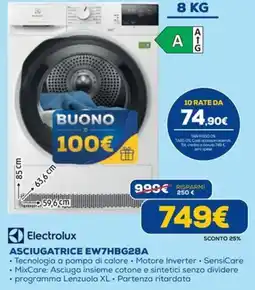 DIMOStore Asciugatrice Electrolux EW7HBG28A offerta