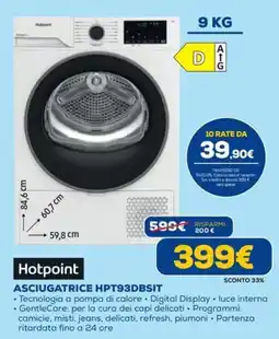 DIMOStore Hotpoint Asciugatrice HPT93DBSIT offerta