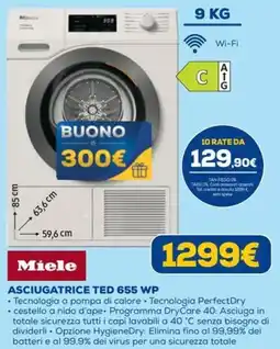DIMOStore Asciugatrice Ted 655 WP Miele offerta