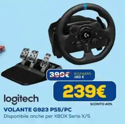 DIMOStore logitech VOLANTE G923 PS5/PC offerta