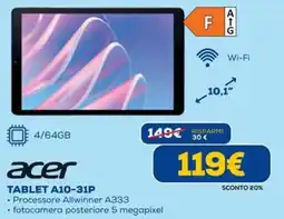 DIMOStore Acer Tablet A10-31P offerta