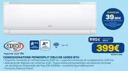 DIMOStore Argo condizionatore monosplit deluxe 12000 btu offerta