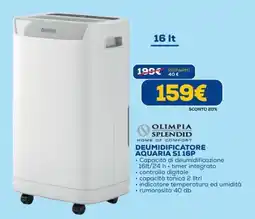 DIMOStore Olimpia Splendid deumidificatore Aquaria S116P offerta