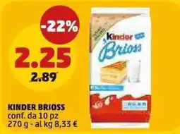 PENNY Kinder Brioss offerta