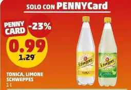 PENNY Tonica, limone Schweppes offerta