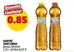 PENNY Santhé Sant'Anna pesca, limone offerta
