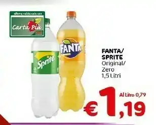 Crai Coca-cola - fanta zero 1500 g(ml) offerta