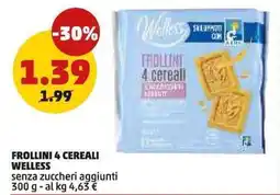 PENNY Frollini 4 cereali Welless offerta