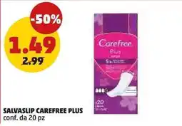 PENNY Salvaslip Carefree Plus offerta