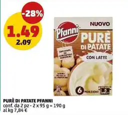 PENNY Pure di patate Pfanni con latte offerta
