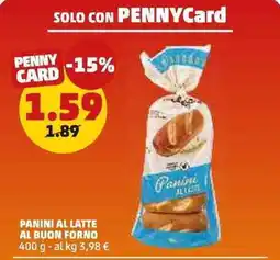 PENNY Panini al latte offerta