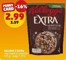 PENNY Kellogg's Extra cioccolato e nocciole offerta
