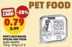 PENNY Paté e Bocconcini Special Dog Fresh gusto agnello offerta