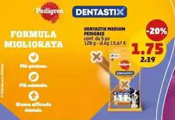 PENNY Dentastix medium Pedigree offerta