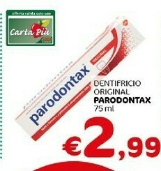 Crai Parodontax dentifricio original offerta