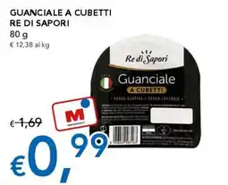 Migross Supermercati e Market Guanciale a cubetti Re di Sapori offerta