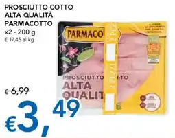 Migross Supermercati e Market Prosciutto cotto Parmacotto offerta