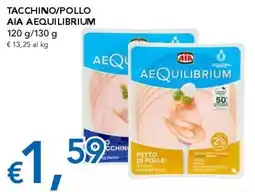 Migross Supermercati e Market Petto di pollo arrosto cotto al forno AIA AEQUILIBRIUM offerta