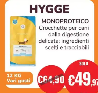 HYGGE Monoproteico Crocchette per cani