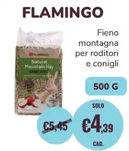 ZooPlanet Flamingo Fieno montagna per roditori e conigli offerta