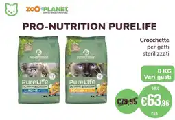 ZooPlanet PureLife Crocchette per gatti sterilizzati offerta