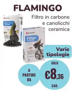 ZooPlanet Flamingo filtro in carbone e canolicchi ceramica offerta