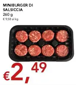 Migross Superstore Miniburger di salsiccia offerta