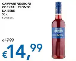 Migross Superstore Campari Negroni offerta