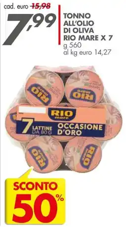 Italmark Tonno all'olio di oliva Rio Mare offerta