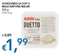 Migross Supermercati e Market Duetto di Gorgonzola D.O.P. e Mascarpone Mauri offerta