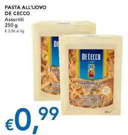 Migross Supermercati e Market Pasta all'uovo De Cecco offerta