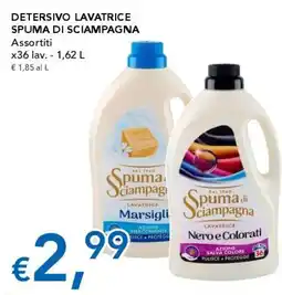 Migross Supermercati e Market Spuma di Sciampagna Detersivo Lavatrice offerta