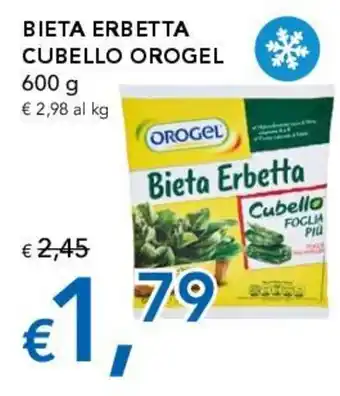 Bieta Erbetta Cubello OroGel