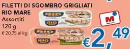 Migross Supermercati e Market Filetti di sgombro grigliati Rio Mare offerta