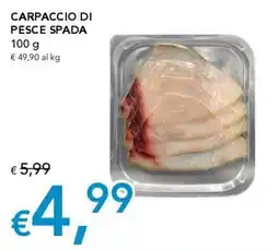 Migross Superstore Carpaccio di pesce spada offerta