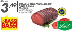 Italmark Bresaola della Valtellina IGP Punta d'Anca Consilia offerta