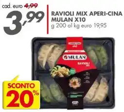 Italmark Ravioli mix aperi-cina Mulan offerta