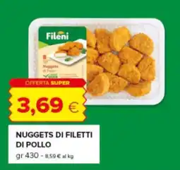 Oasi Fileni Nuggets di Pollo offerta